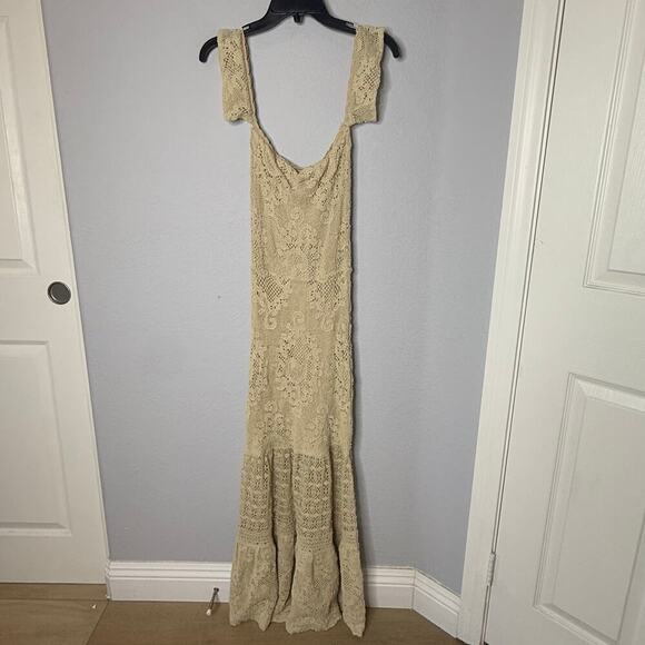 NWOT Nightcap Clothing Lace Crochet Flutter Mermaid Dress - Picture 2 of 5
